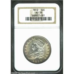 1812 50C AU58 NGC.
