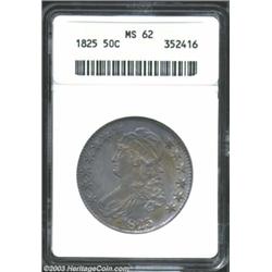 1825 50C MS62 ANACS.