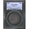 Image 1 : 1827 50C Square Base 2 MS63 PCGS.