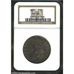 1830 50C Large 0 MS63 NGC.