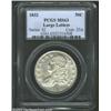 Image 1 : 1832 50C Large Letters MS63 PCGS.