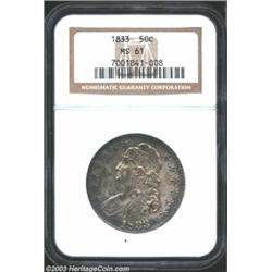 1833 50C MS61 NGC.
