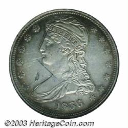 1836 50C Reeded Edge--Cleaned--ANACS. AU Details, Net XF45.