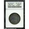 Image 3 : 1836 50C Reeded Edge--Cleaned--ANACS. AU Details, Net XF45.