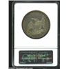 Image 2 : 1836 50C Reeded Edge AU50 ANACS.