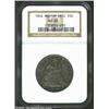 Image 1 : 1846 50C Medium Date MS63 NGC.
