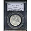 Image 1 : 1854 50C Arrows MS64 PCGS.