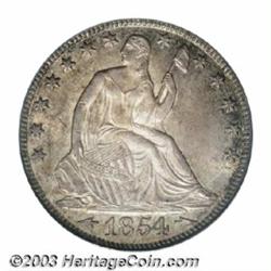 1854-O 50C Arrows MS64 PCGS.