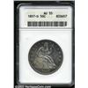 Image 1 : 1857-O 50C AU55 ANACS.