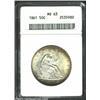 Image 1 : 1861 50C MS63 ANACS.