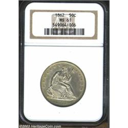 1862 50C MS61 NGC.