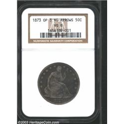 1873 50C Open 3 VG8 NGC.