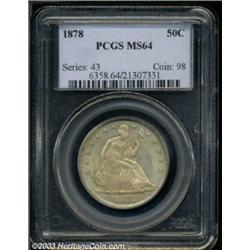 1878 50C MS64 PCGS.