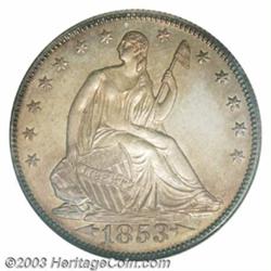 1853 50C Arrows and Rays PR65 NGC.
