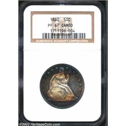 1860 50C PR67 Cameo NGC.
