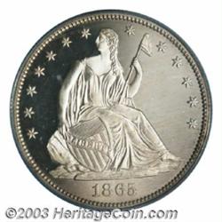 1865 50C PR66 Cameo PCGS.