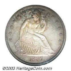 1867 50C PR65 NGC.
