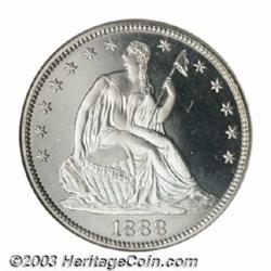 1888 50C PR65 * Cameo NGC.