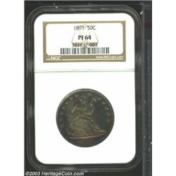 1891 50C PR64 NGC.