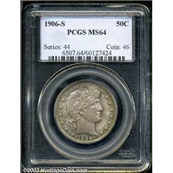 1906-S 50C MS64 PCGS.
