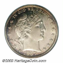 1907 50C PR65 Cameo PCGS.
