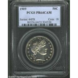 1909 50C PR64 Cameo PCGS.