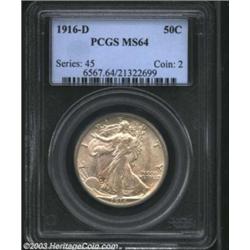 1916-D 50C MS64 PCGS.