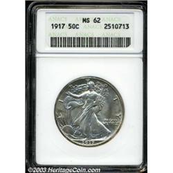 1917 50C MS62 ANACS.
