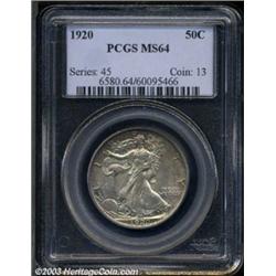 1920 50C MS64 PCGS.