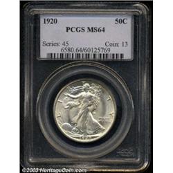 1920 50C MS64 PCGS.