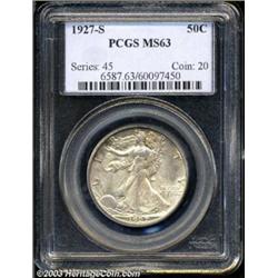 1927-S 50C MS63 PCGS.