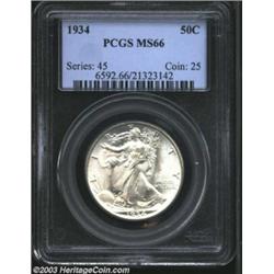 1934 50C MS66 PCGS.