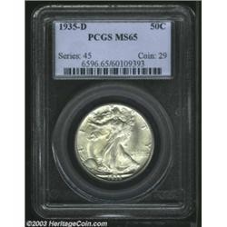 1935-D 50C MS65 PCGS.