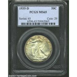 1935-D 50C MS65 PCGS.