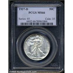 1937-D 50C MS66 PCGS.