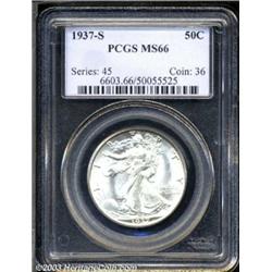 1937-S 50C MS66 PCGS.