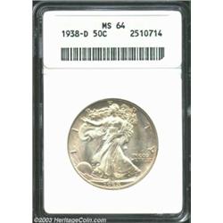 1938-D 50C MS64 ANACS.