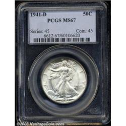 1941-D 50C MS67 PCGS.
