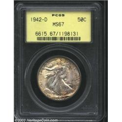 1942-D 50C MS67 PCGS.