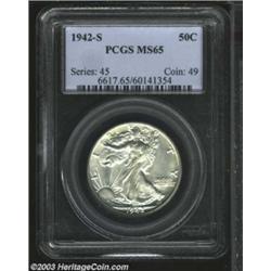 1942-S 50C MS65 PCGS.