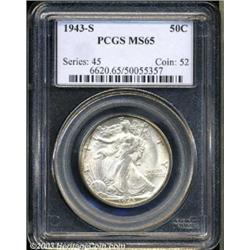 1943-S 50C MS65 PCGS.