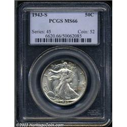 1943-S 50C MS66 PCGS.