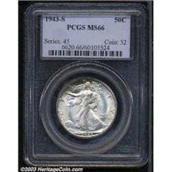 1943-S 50C MS66 PCGS.