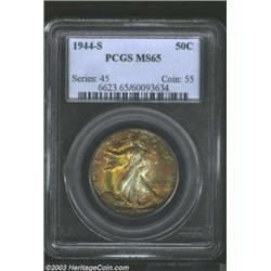 1944-S 50C MS65 PCGS.