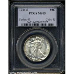 1944-S 50C MS65 PCGS.