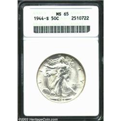 1944-S 50C MS65 ANACS.