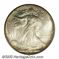 1945 50C MS67 * NGC.