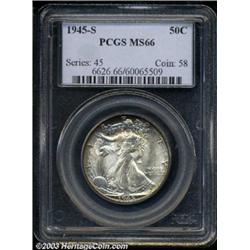 1945-S 50C MS66 PCGS.
