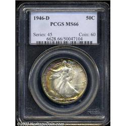 1946-D 50C MS66 PCGS.