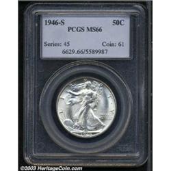 1946-S 50C MS66 PCGS.